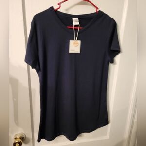 Fashion by mirabeau lounge shirt true Navy color iShort Sleeve T-Shirt
